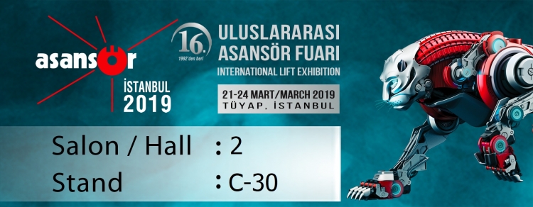 Asansör İstanbul 2019 - 16.Uluslararası Asansör Fuarı 