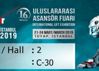 Asansör İstanbul 2019 - 16.Uluslararası Asansör Fuarı 